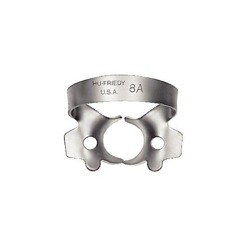 Hu-Friedy RDCM8A Rubber Dental Dam Clamp Satin Finish 8A Downward Sloped Jaws Hu-Friedy RDCM8A Rubber Dental Dam Clamp Satin Finish 8A Downward Sloped Jaws